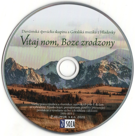 Potlač CD - Vitaj nom Boze zrodzony