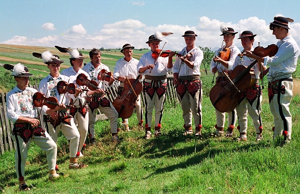 Muzikanti zo Suchej Hory v roku 1996