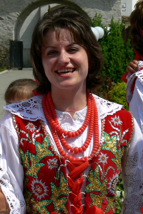 Jana Vlčáková - vedúca detského Folklórneho súboru Goral z Hladovky